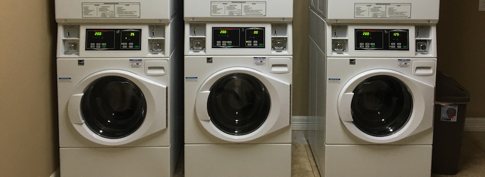 Laundry dryers on site